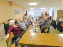 Gemütlicher Ausklang der Versammlung