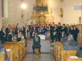 Der Chor "Klangfarben" geleitet von Leonie Schuler